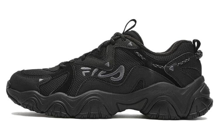 FILA Fluid 4 Cat Paw 4.0 We Fleece Textile, Synthetic Leather Low top Casual Shoes Women's Black