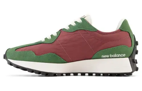 New Balance 327 Dark Green Red Women's