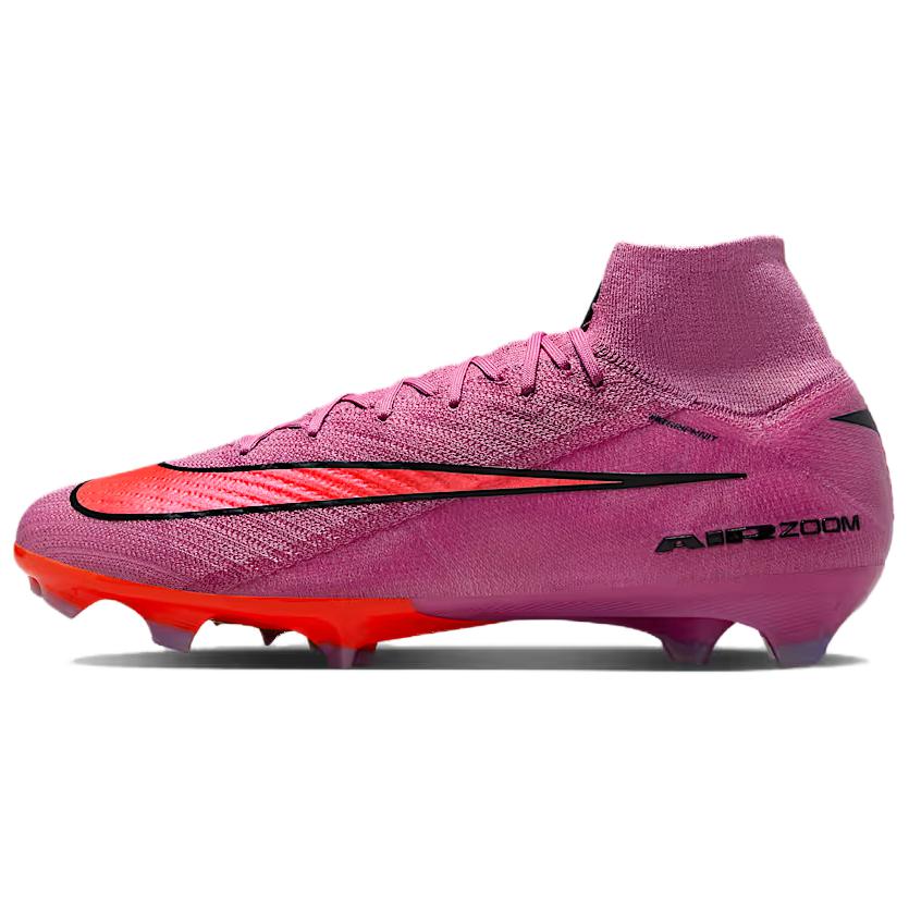 Nike Mercurial Superfly 10 FG Firm Ground Support Soccer Shoes Unisex Fuchsia