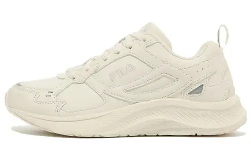 FILA Field Gauge Light Leather Abrasion Resistant Low top Casual Shoes Unisex Beige