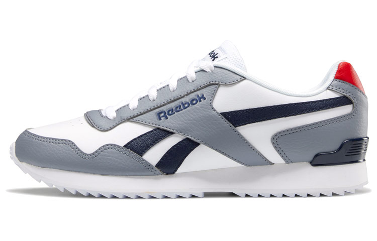 Reebok Royal Glide Casual Shoes Unisex Low Top Gray/White/Red