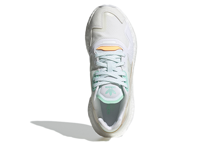 Женские кроссовки adidas originals Day Jogger TPU (бело-зелено-оранжевые) — Белый / зелёный / оранжевый — фото 5