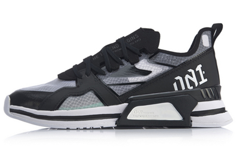 Li Ning 001 T1000 Low top Running Shoes Men's Standard Black