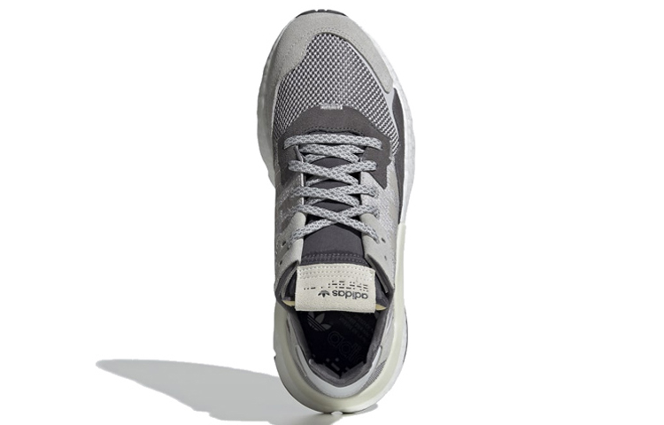 Кроссовки adidas Nite Jogger (бело-серые) — фото 4