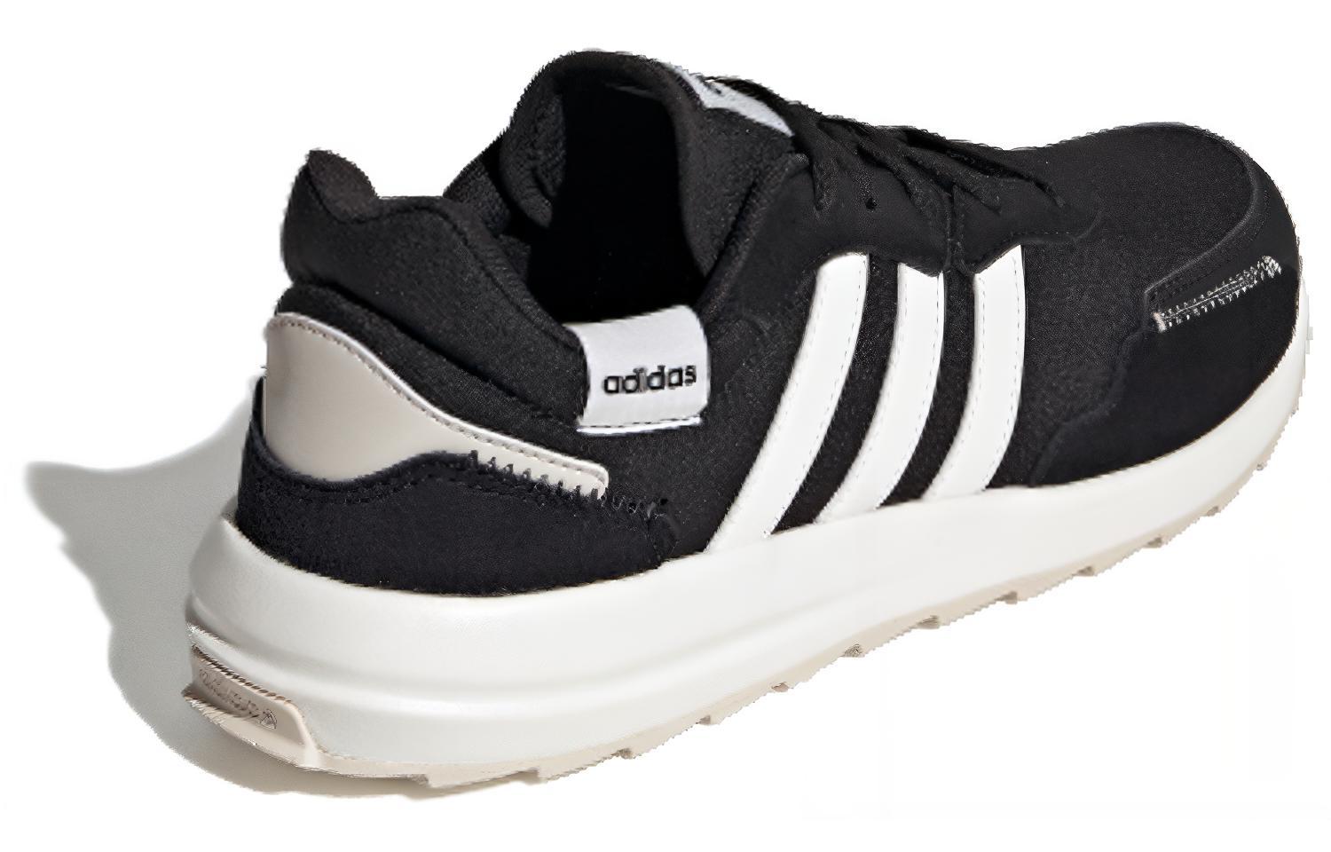 Женские кроссовки adidas neo Retrorun (черно-белые) — фото 3