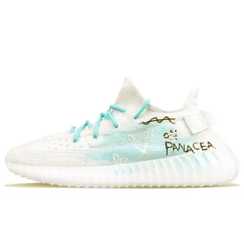 Adidas Originals Yeezy Boost 350 V2 Abrasion Resistant Abrasion Resistant Low top Casual Shoes Unisex White