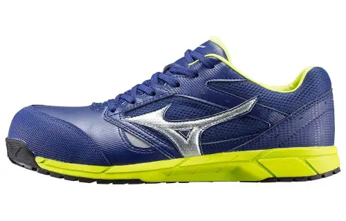 Mizuno LS Cushioning Slip Resistant Abrasion Resistant Low top Sports Casual Shoes Unisex Blue Yellow