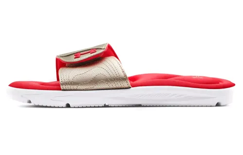 Under Armour Ignite 9 Slide 'White Metallic Faded Gold' Women's
