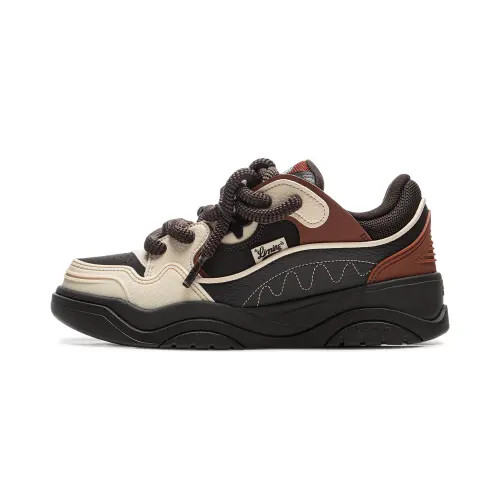 Li Ning Low top Casual Shoes Men's Beige Brown Black