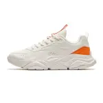 Anta Classic And Versatile Low top Casual Shoes Men's White Orange