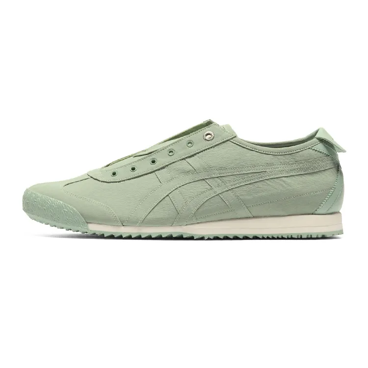 Onitsuka Tiger MEXICO 66 SLIP on Low top Casual Shoes Unisex Green