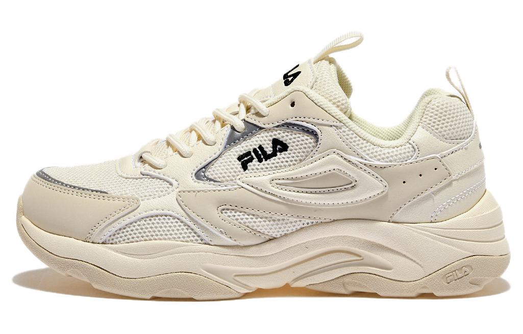 FILA Ray Abrasion Resistant Breathable Low top Casual Shoes Unisex Beige