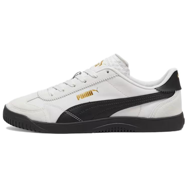 PUMA Club 5v5 Abrasion Resistant Breathable Low top German Army Trainers Unisex White Black