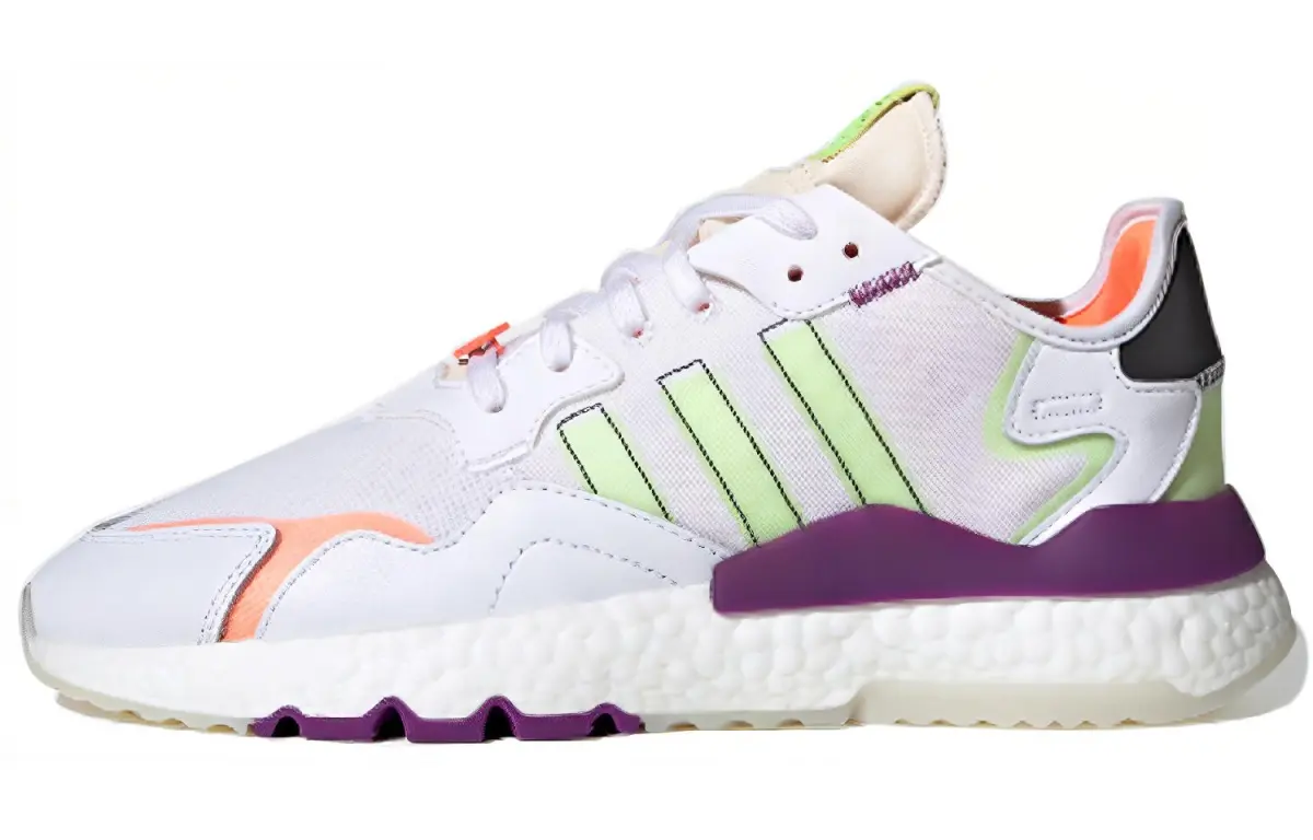 Adidas Originals Nite Jogger 'White Green Purple'