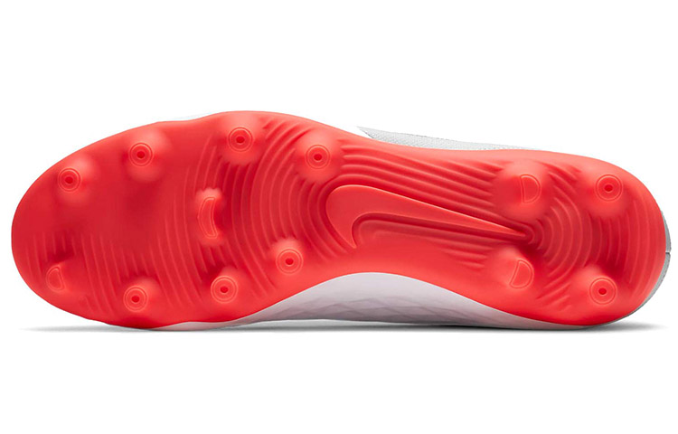 Мужские кроссовки Nike Tiempo Legend 8 Club MG (белый / красный) — фото 5