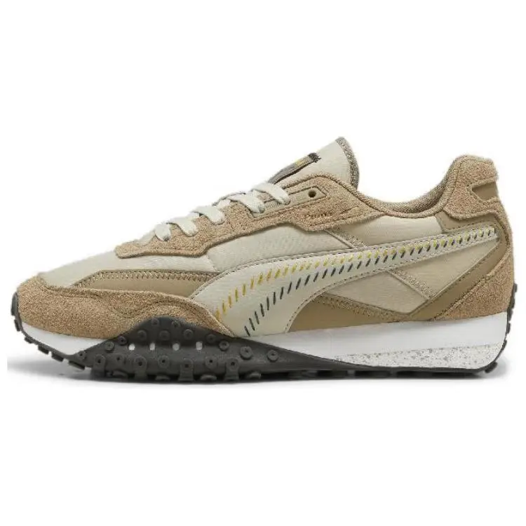 PUMA Blktop Rider Abrasion Resistant Low top Casual Shoes Unisex Brown Beige