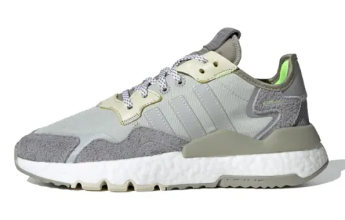 Adidas Originals Nite Jogger Cushioning Low top Casual Shoes Women's Plume Gray