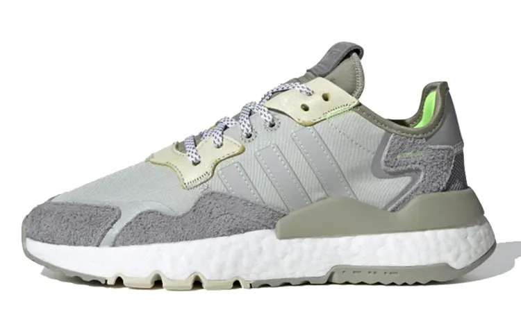 Adidas Originals Nite Jogger Cushioning Low top Casual Shoes Women's Plume Gray