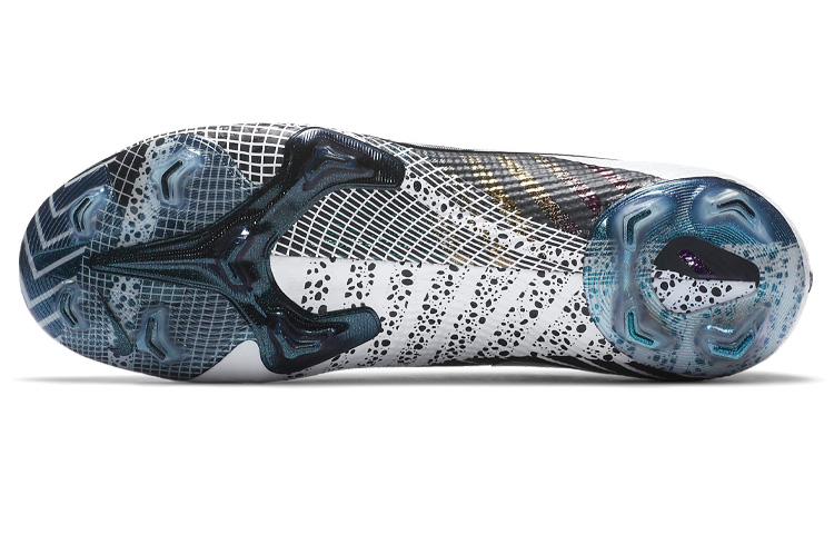 Футбольные бутсы Nike Mercurial Vapor 13 Elite MDS FG (белый / черный) — Белый / чёрный — фото 6