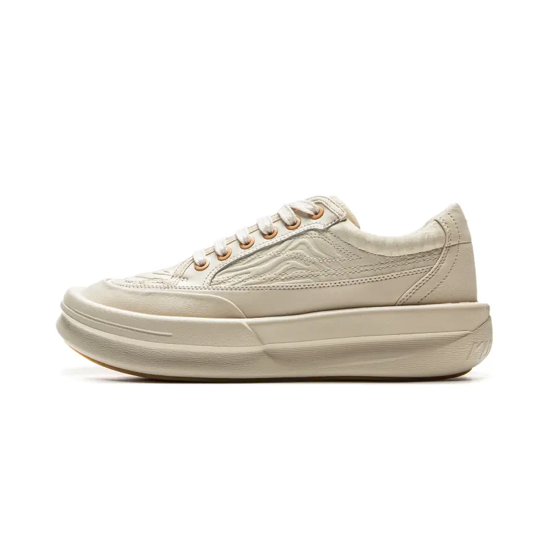 Li Ning Slip Resistant, Abrasion Resistant, Rebound Low top Casual Shoes Unisex Yellow