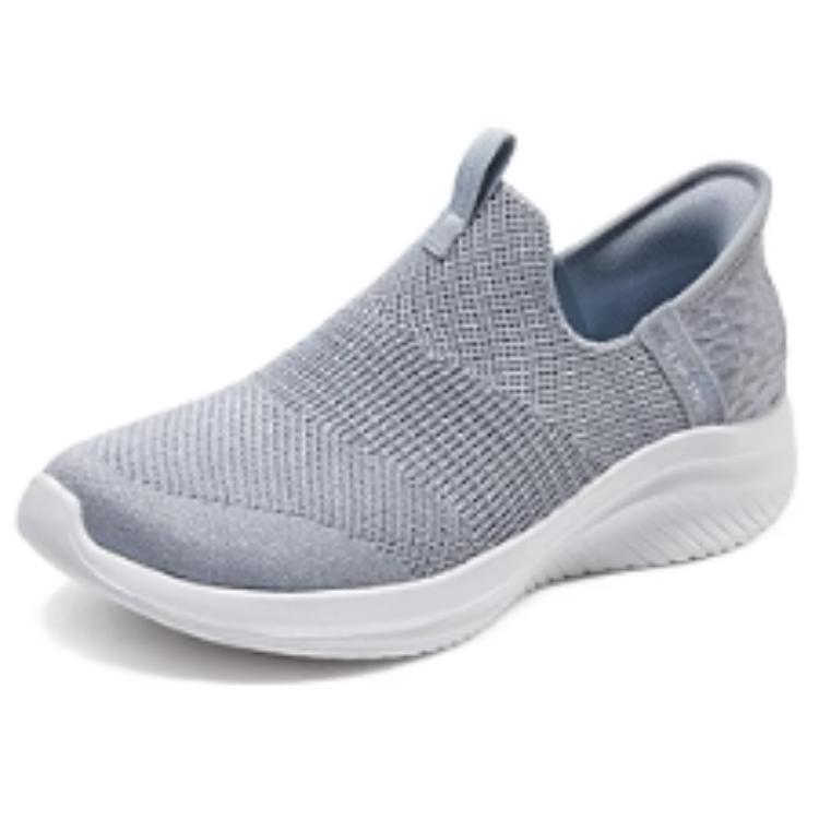 Skechers Ultra Flex 3.0 Fabric Breathable And Lightweight Low top Casual Shoes Women’s Light Gray