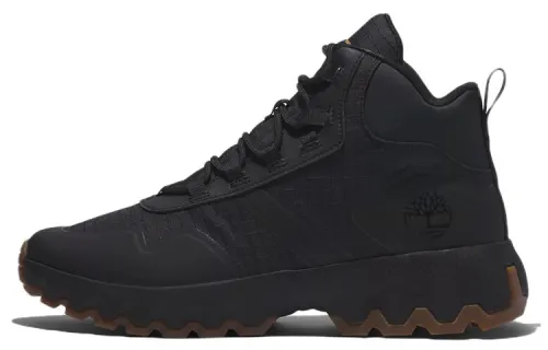Timberland Casual Shoes Men's High Top Black