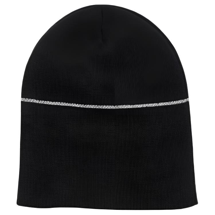 Мужская шапка Balenciaga 3b Sports Icon Beanie (черно-белая) — фото 2