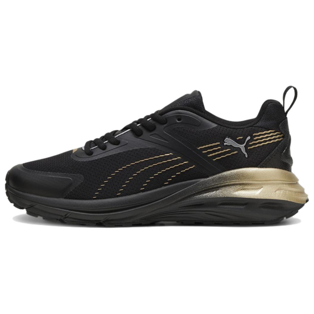 PUMA Hypnotic Low top Casual Shoes Unisex Black Gold Silver