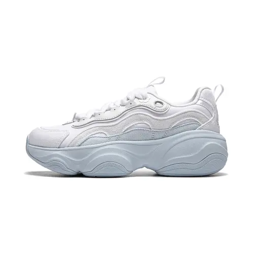 Li Ning Honey V2 Synthetic Leather Slip Resistant Abrasion Resistant Low top Casual Shoes Women's White