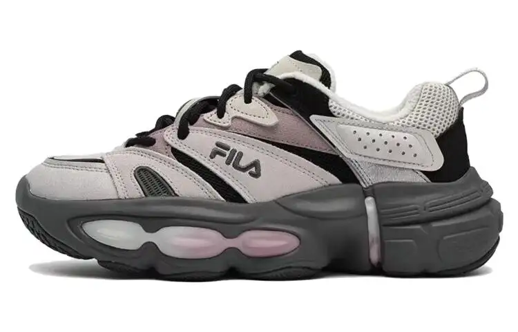 FILA ET Comfortable, Fleece Lined Cushioning, Wear Resistant Low top Casual Shoes Women's Gray