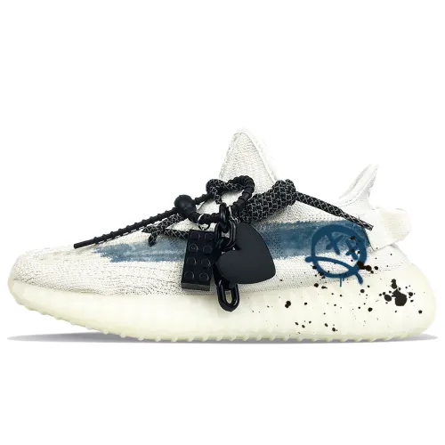 Adidas Originals Yeezy Boost 350 V2 Low top Casual Shoes Unisex Blue White