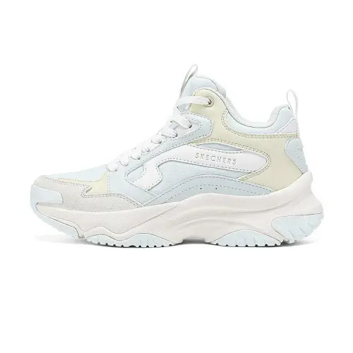 Skechers Mid top Casual Shoes Women's Light Gray Blue