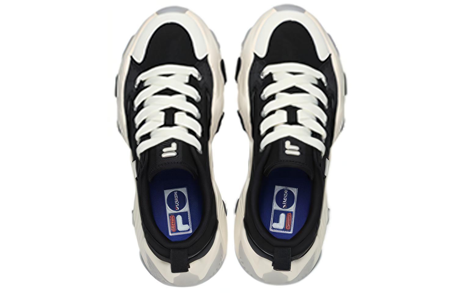 Женские кеды Fila FUSION STARFISH CANVAS (черно-белые) — 黑/微白 — фото 3