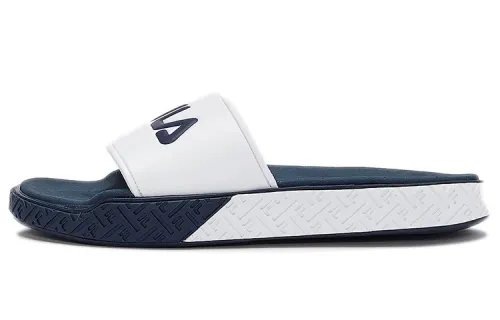 FILA Slide Slippers Unisex White/Blue