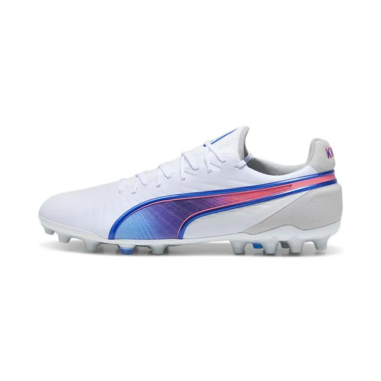 PUMA King Ultimate Comfortable And Lightweight MG Multi Ground Artificial Turf Abrasion Resistant Soccer Shoes Men's