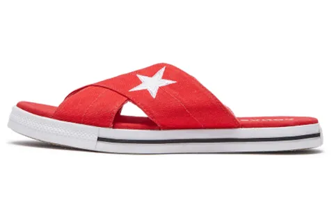 One Star Wmns Converse Slide 'Red' Women's