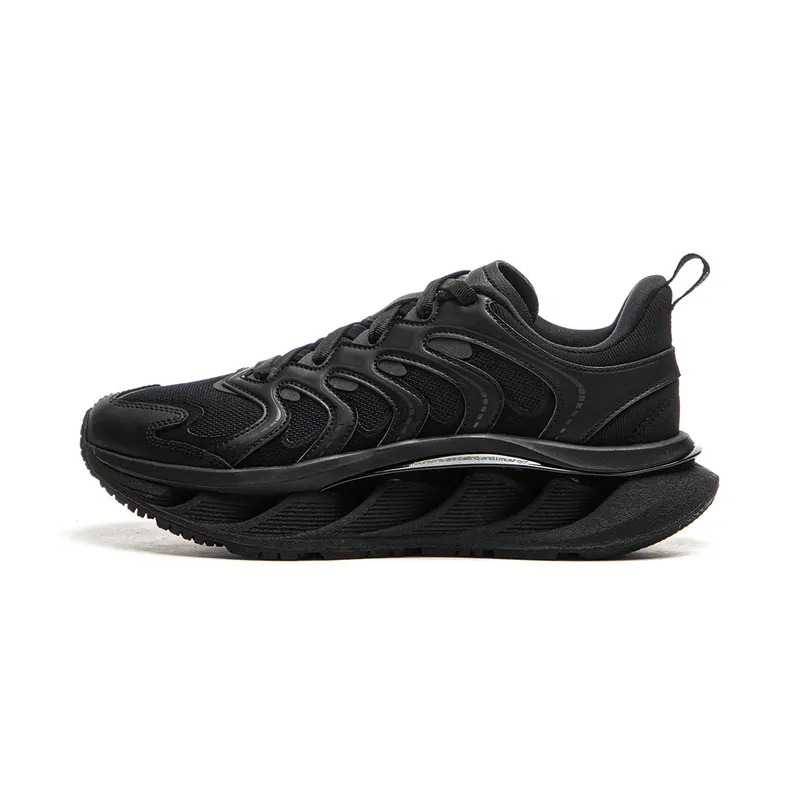 Li Ning Curved CRC Slip Resistant Abrasion Resistant Slip Resistant Abrasion Resistant Low top Casual Shoes Women's