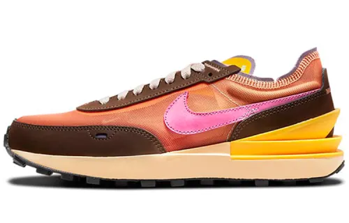 Nike Waffle One Exeter Edition Fashion Sneakers Women's Orange Pink