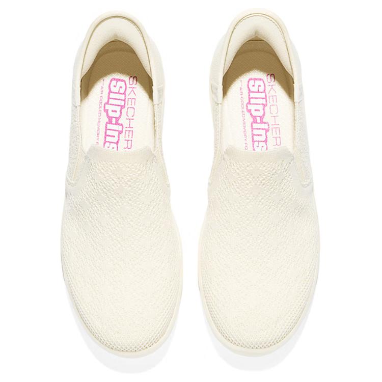 Skechers Wear resistant And Lightweight Low top Casual Shoes Women’s Ivory