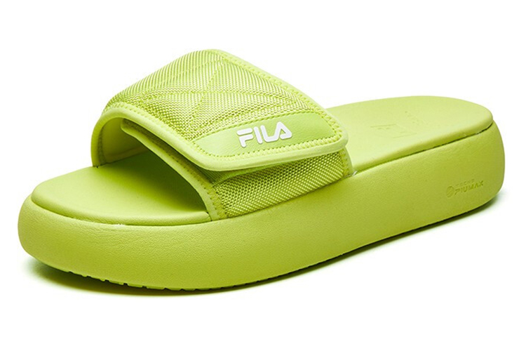 Женские шлепанцы Fila FUSION DONUT DX MORDEN CHIC-FMC (кислотно-оранжевые) — 酸橙色 — фото 2