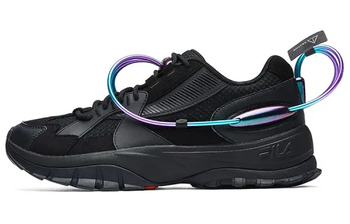 FILA FUSION Hit 3000 Fabric Low top Casual Shoes Men's Black