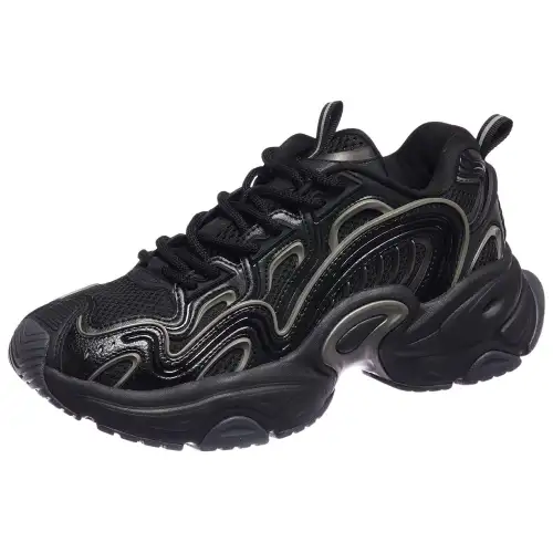 Anta Slip Resistant Abrasion Resistant Low top Casual Shoes Men's Black