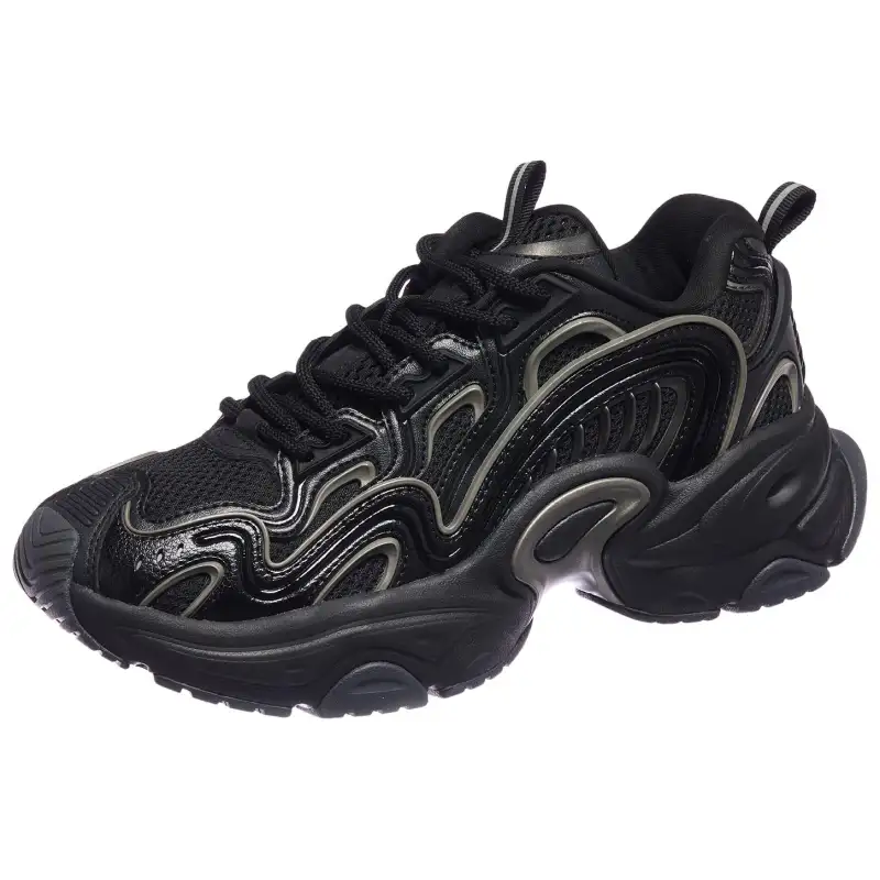 Anta Slip Resistant Abrasion Resistant Low top Casual Shoes Men's Black
