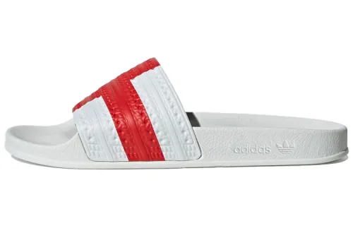 Adidas Adilette Slide 'Cloud White Red'