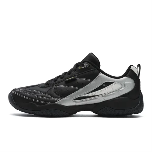 FILA FOUNTAIN Shoes Wear resistant And Lightweight Low top Casual Shoes Men's Black Silver