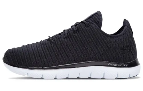 Skechers Flex Appeal 2.0 Casual Shoes Women's Low Top Black/White