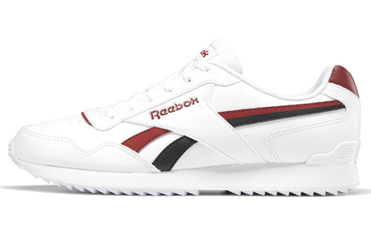 Reebok Royal Glide Casual Shoes Unisex Low Top White/Black/Red