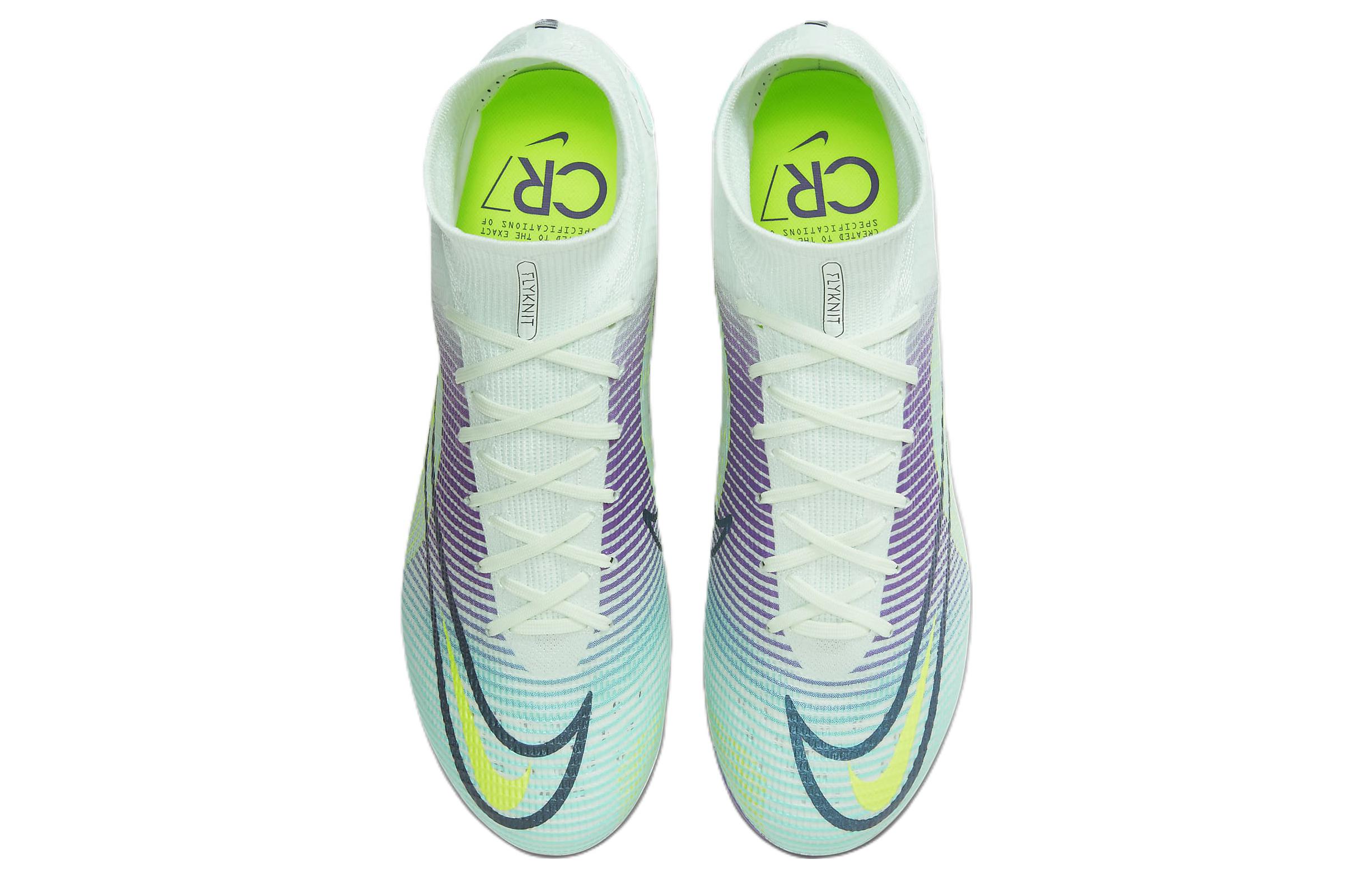 Мужские кроссовки Nike Mercurial Superfly 8 14 Elite FG (голубой) — фото 4