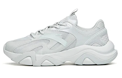 ANTA Casual Shoes Women's Low Top White Gray Green