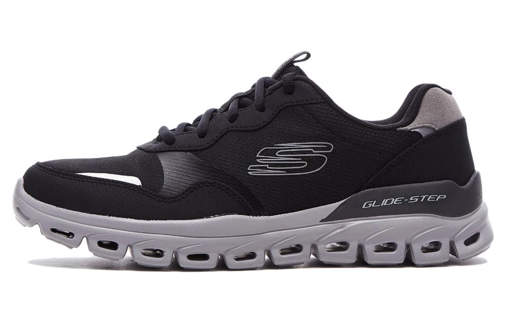 Skechers Glide Step Cushioning Breathable Low top Sports Casual Shoes Black